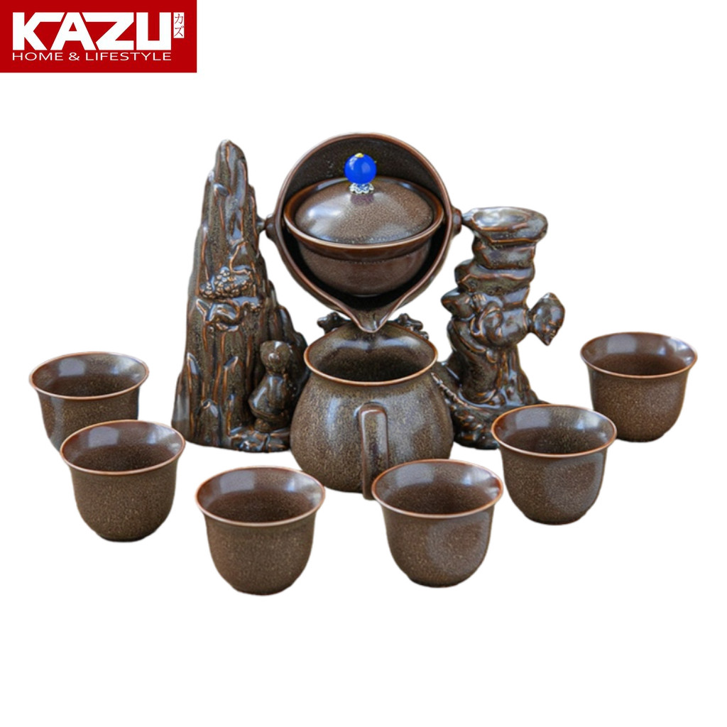 PUSAT17 CHINESE TEAPOT 6 CUPS K12 MOUNTAIN CLASSIC CANGKIR TEH KADO SOUVENIR BINGKISAN PAJANGAN DEKOr