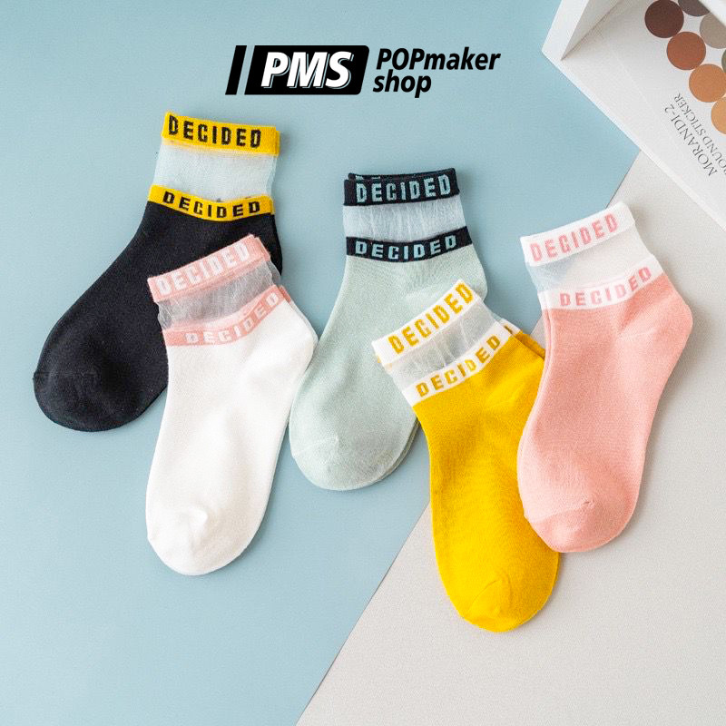 POPmaker Kaos Kaki Unisex Adem Nyaman COD