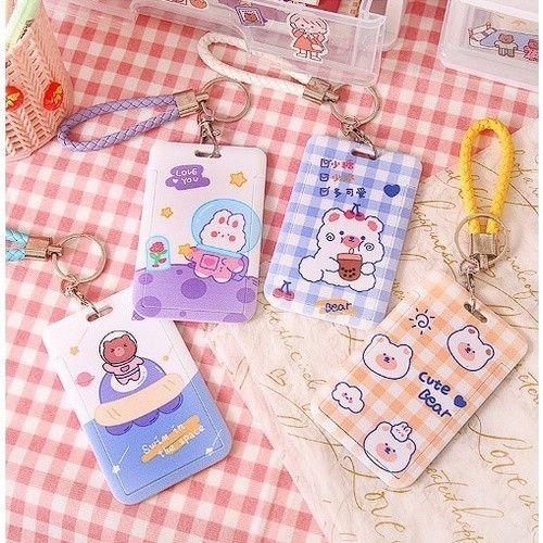 POPmaker ID Card Holder Bunga H617 Plastik Lucu - Gambar 3