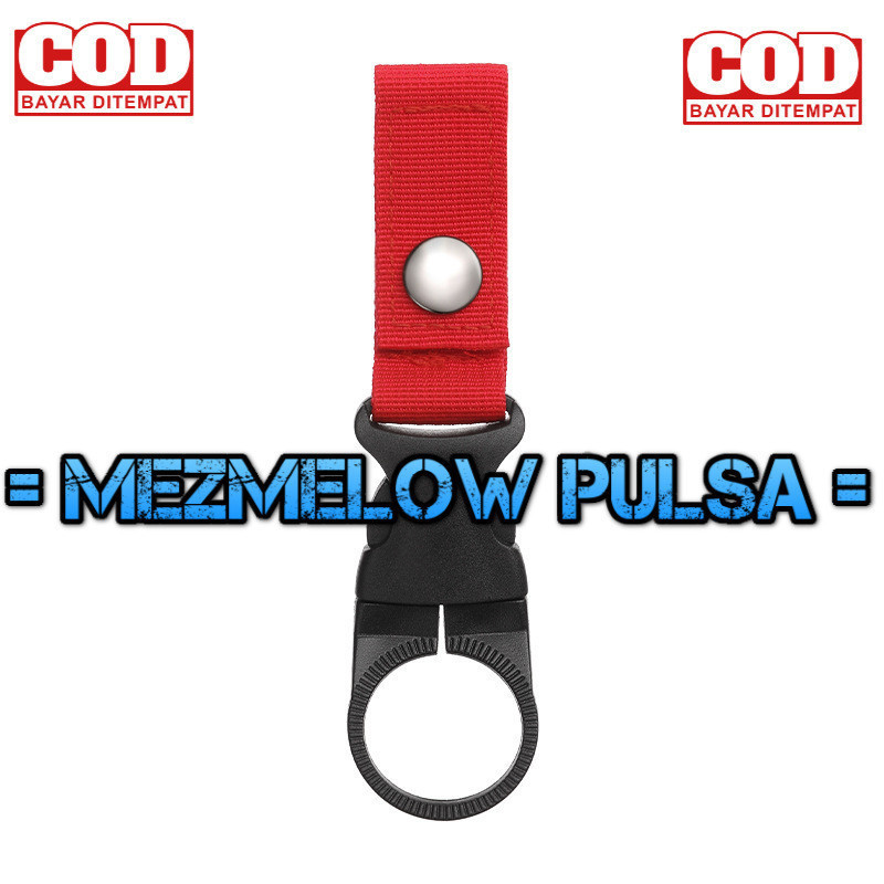 Mineral Bottle Hanger / Gantungan Botol Minum Buckle Hook Backpack Bottle Hanger Holder Botol