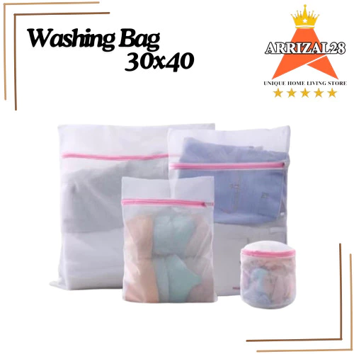 30X40 / WASHING BAG KANTONG JARING LAUNDRY PAKAIAN MESIN CUCI