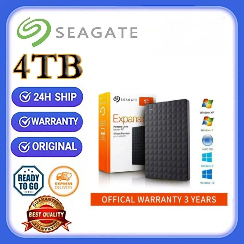 ⚡️Seagate⚡️[Discount Offer]1TB-2TB-4TB Expansion HDD Portable hard ...