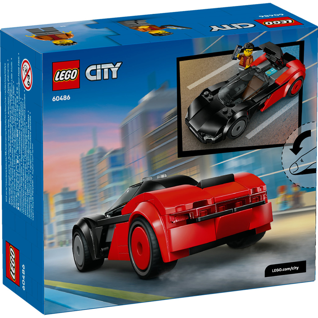 LEGO City 60486 EV Supercar (109 Pieces), Building Block, Toys, Bricks - Gambar 4