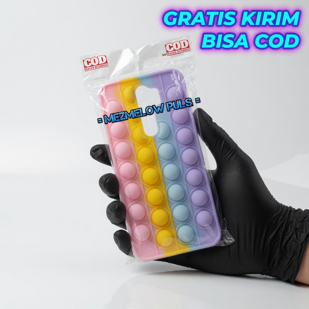 Casing Case Lembut Pop It Rainbow Silicone Case XIAOMI REDMI NOTE 8 PRO