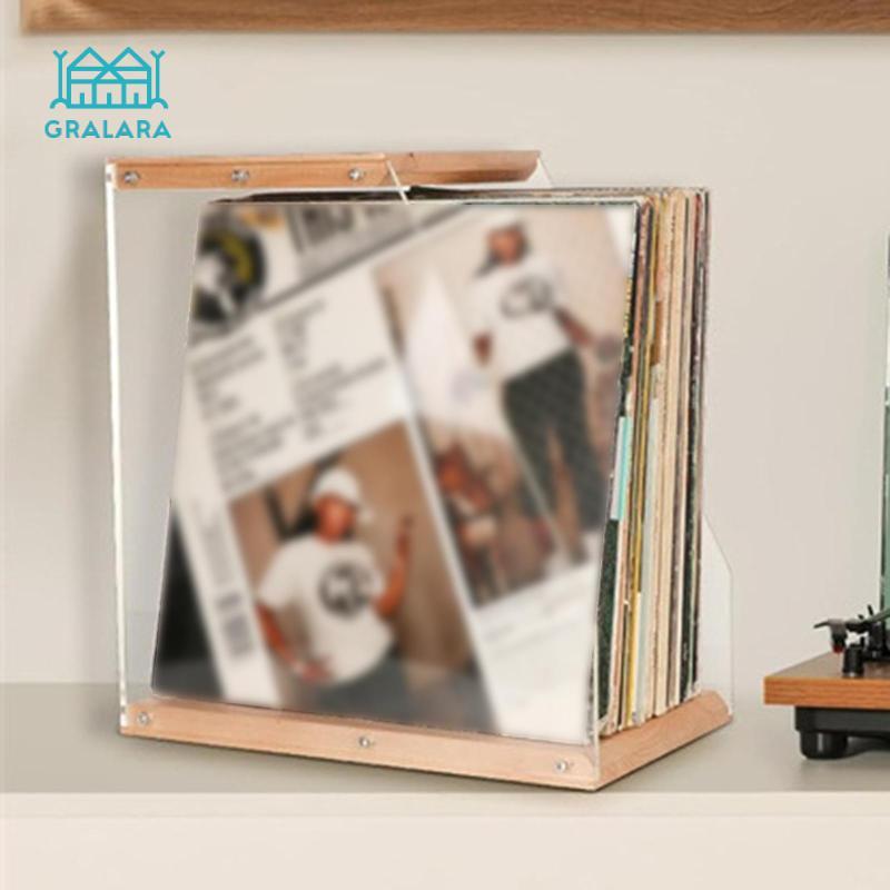 [nvnrbso] Tabletop Record Holder, Vinyl Record Storage Rack ...