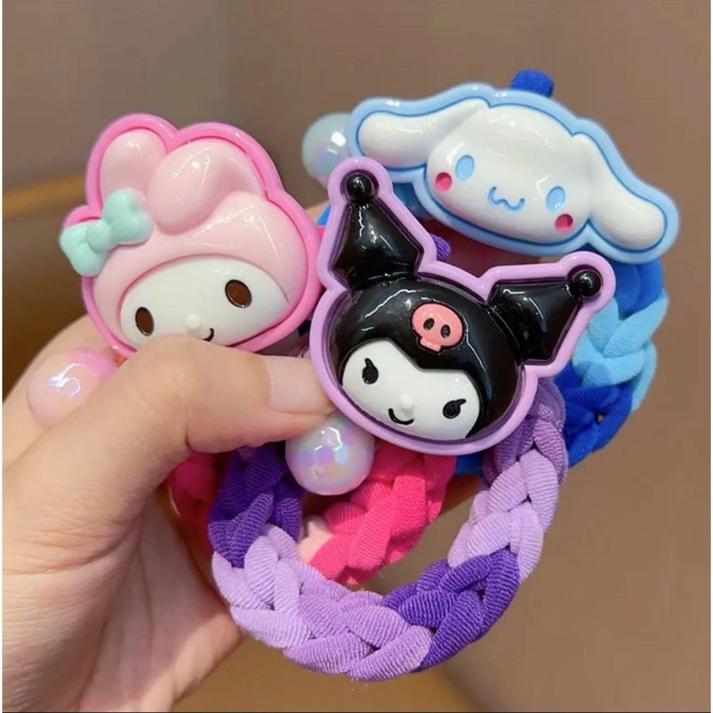 POPmaker Ikat Rambut Kartun Anak Aman Lucu - Gambar 4