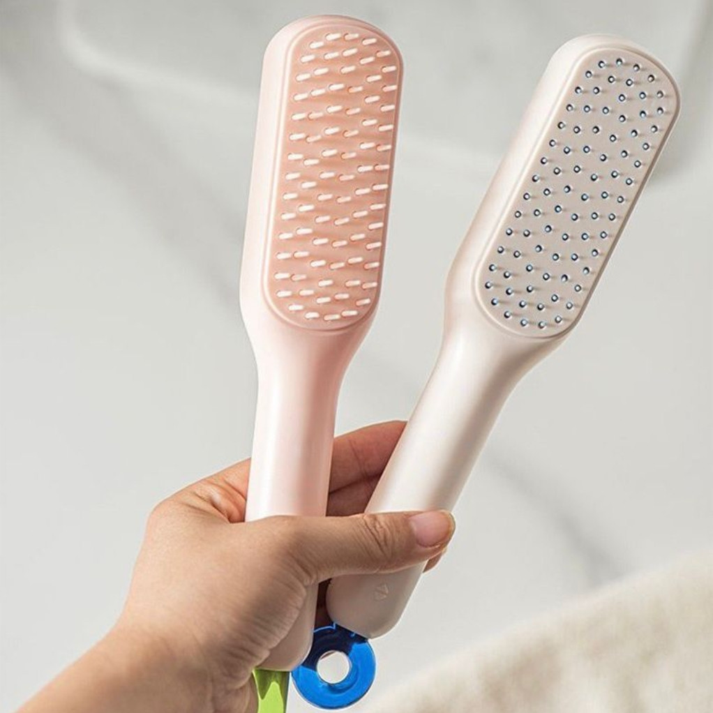 POPmaker Sisir Rambut Anti Kusut Teleskopik Nyaman - Gambar 4