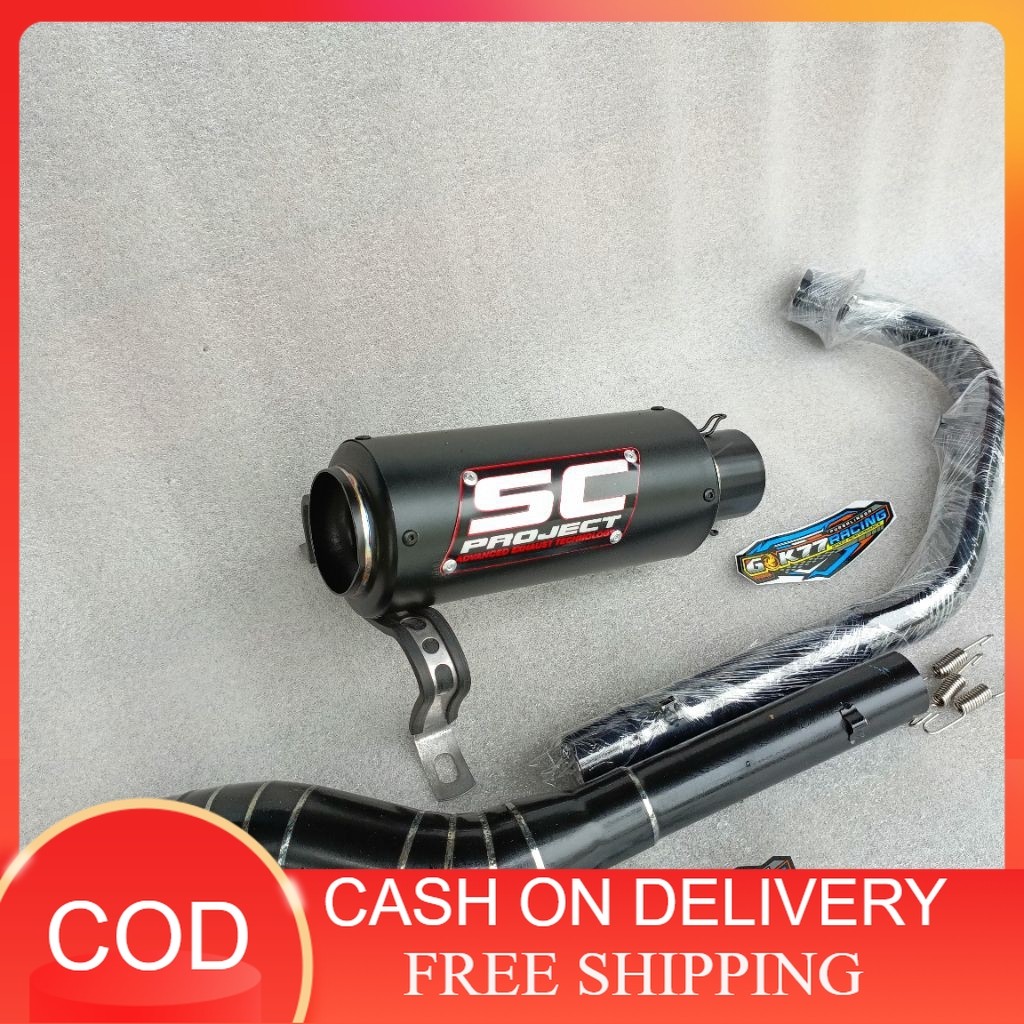 Exhaust SC PROJECT for Raider 150 fi carb Fz150i Y15ZR Lc135 R15 v2 V3 ...