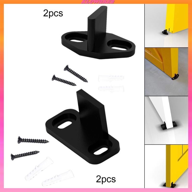 [Kloware2] 2x Sliding Barn Door Floor Guides Bottom Floor Mounted for ...