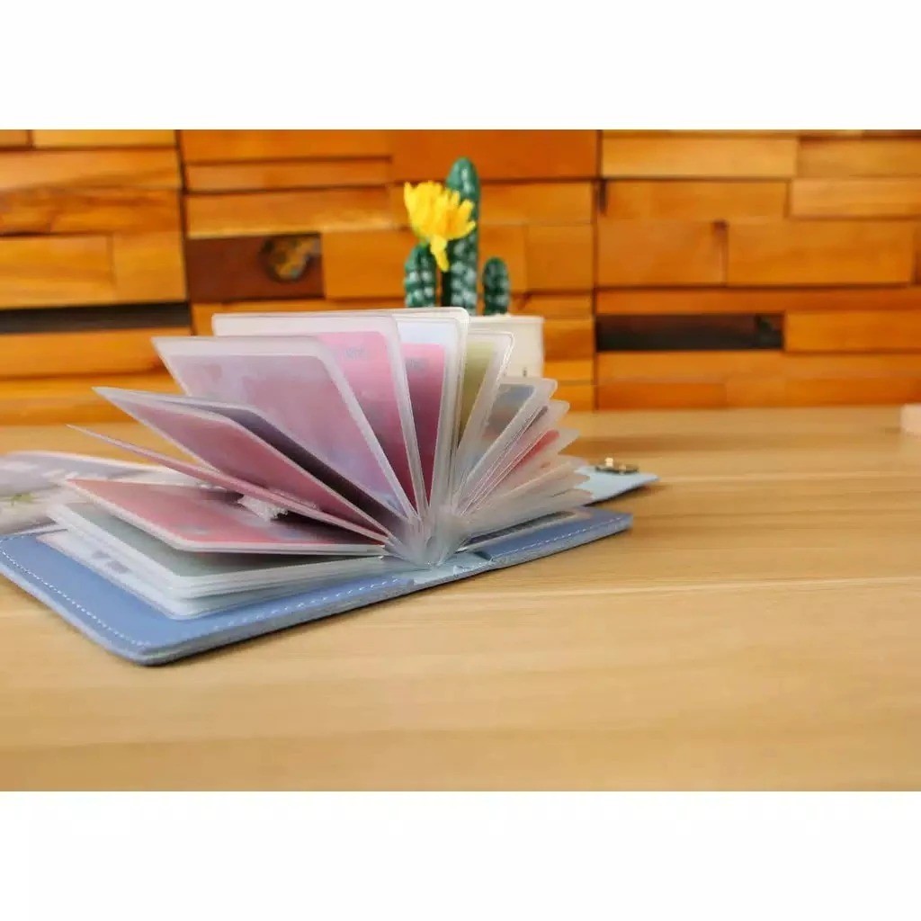 POPmaker shop Dompet Kartu DJ01 - Dompet Kartu / Card Holder Wanita Murah, Desain Minimalis & Ringkas, Bahan Berkualitas untuk Penyimpanan Kartu Sehari-hari COD - Gambar 4