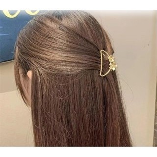 POPmaker Jepit Rambut Cakar 4.5cm Mutiara Elegan - Gambar 4
