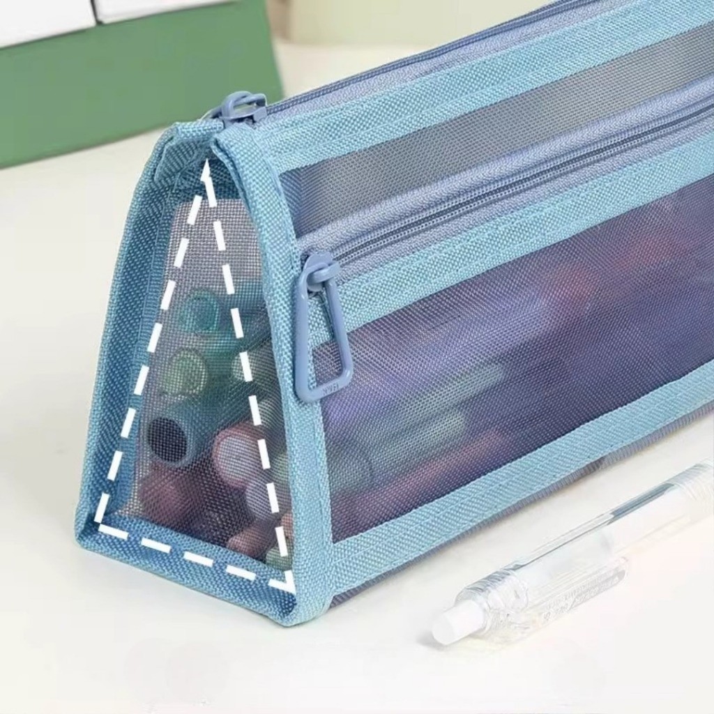 POPmaker Tas Pensil 2 Lapis Transparan Serbaguna - Gambar 3