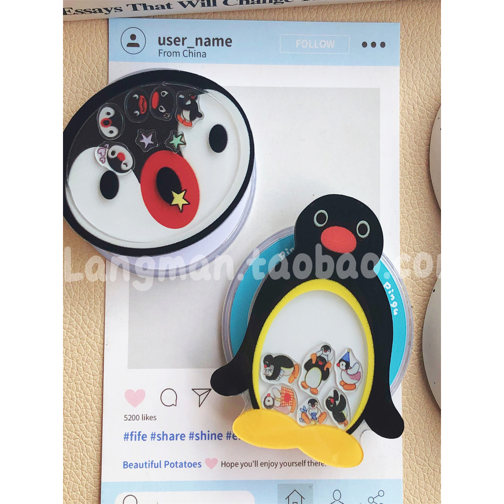 magsafe popsocket griptok magsafe New Cartoon Daily pingu Penguin ...