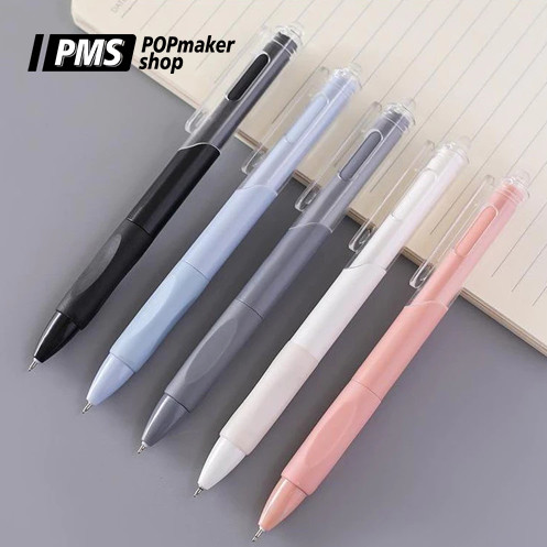 POPmaker Pulpen Gel 0.55mm Set 5 Pcs Cepat Kering