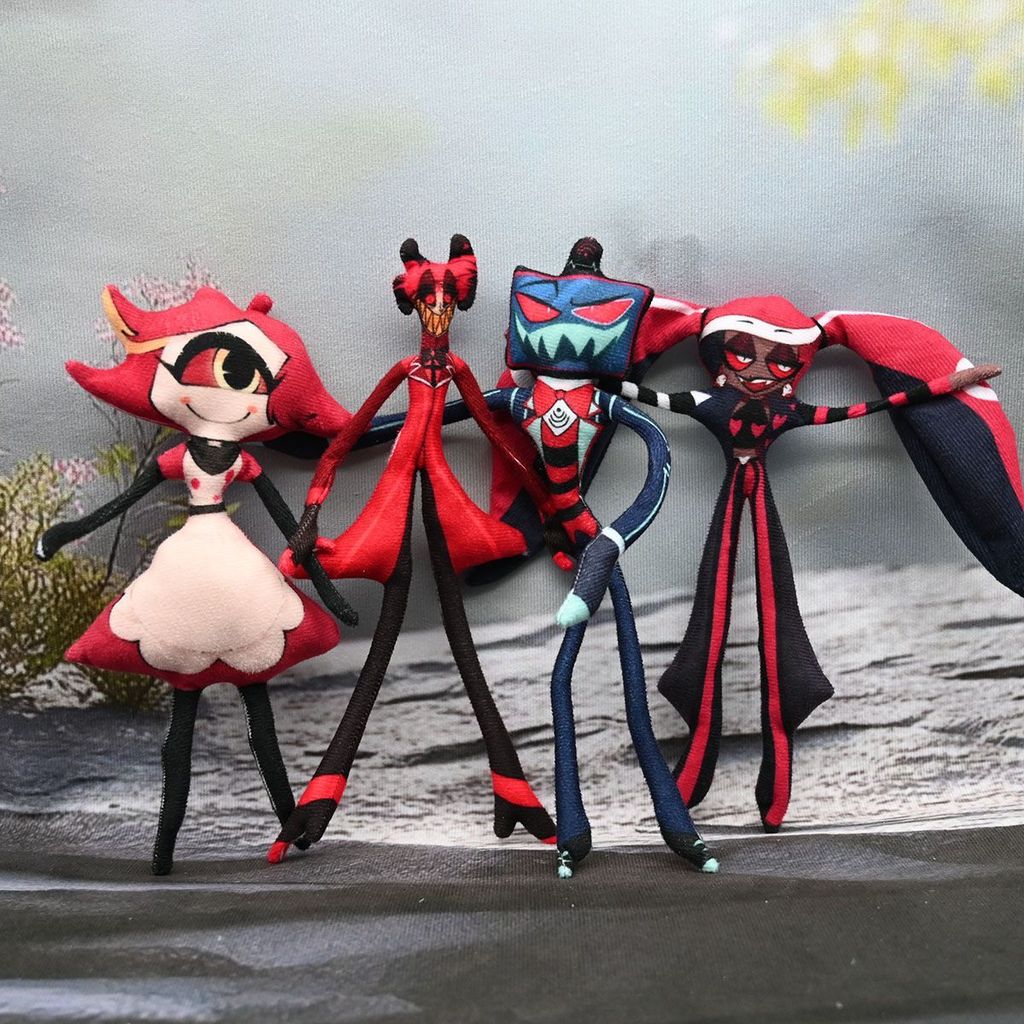 2026 Hazbin Hotel 25cm Plush Voxes Alastor Hazbined Hotels Toy