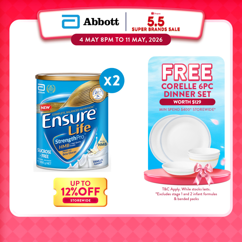 [Bundle of 2] Ensure®️ Life StrengthProTM Sucrose-Free 800g | Shopee ...