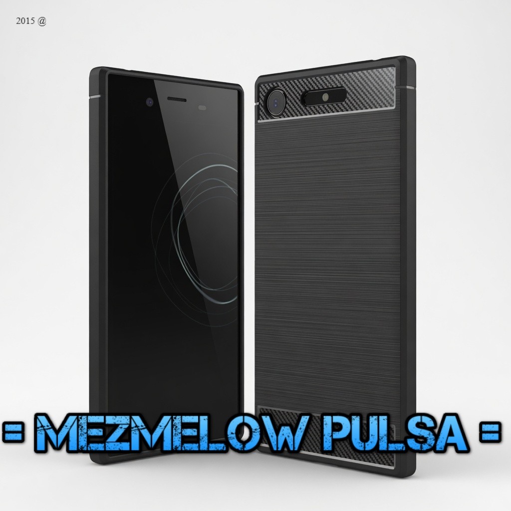 TPU Fiber Carbon Casing Caseng Softcase SONY XPERIA XZ1 BIASA - Gambar 2
