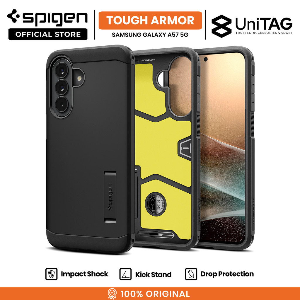 SPIGEN Case for Samsung Galaxy A57 5G Tough Armor Kickstand Anti Shock Dual Layer Casing