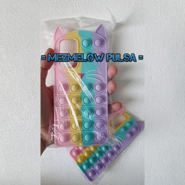 Casing Lembut POP IT 3d karakter Kucing Sofcase XIAOMI REDMI NOTE 10 PRO 4G - Gambar 2