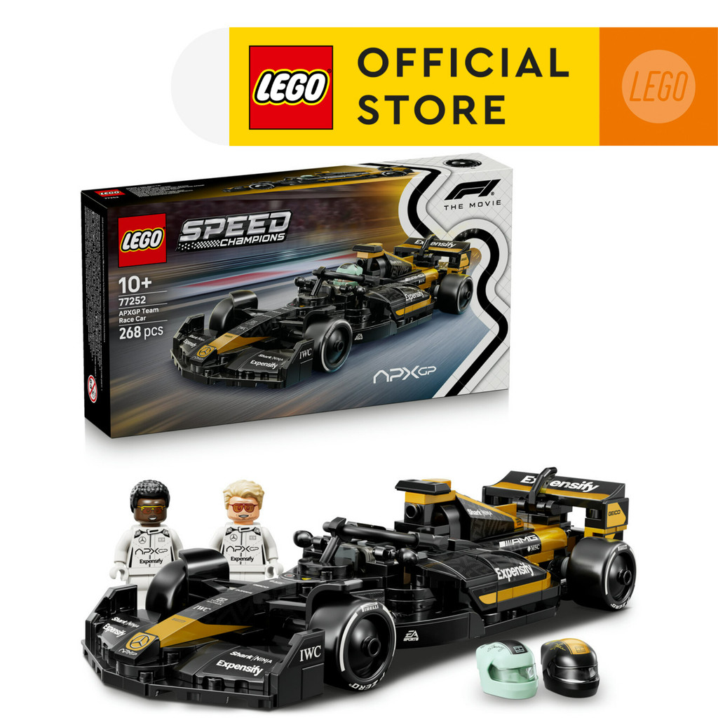 LEGO Speed Champions 77252 APXGP Team Race Car from F1 The Movie (268 Pieces), Building Block, Toys, Bricks