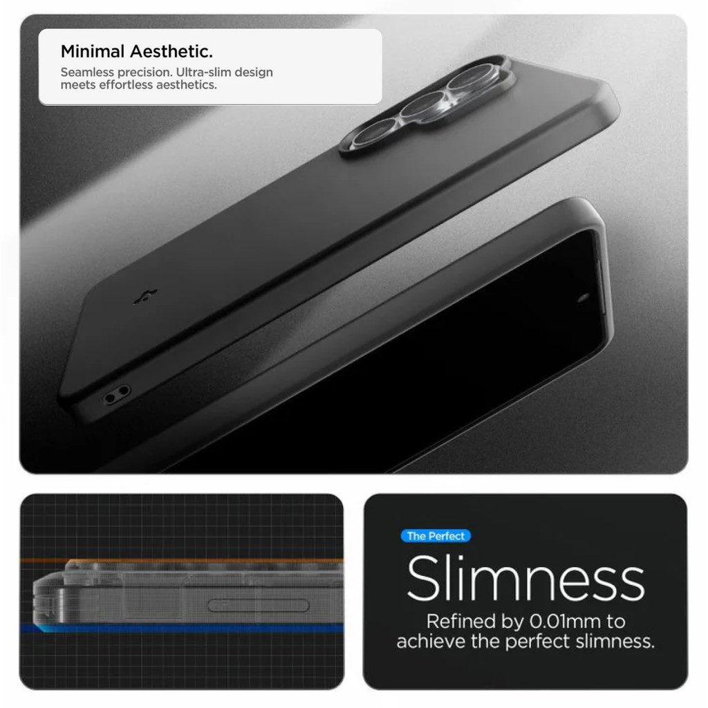 SPIGEN Case for Samsung S26 Ultra Thin Fit Magfit Ultra Thin Lighweight Slim Anti Shock Casing - Gambar 4
