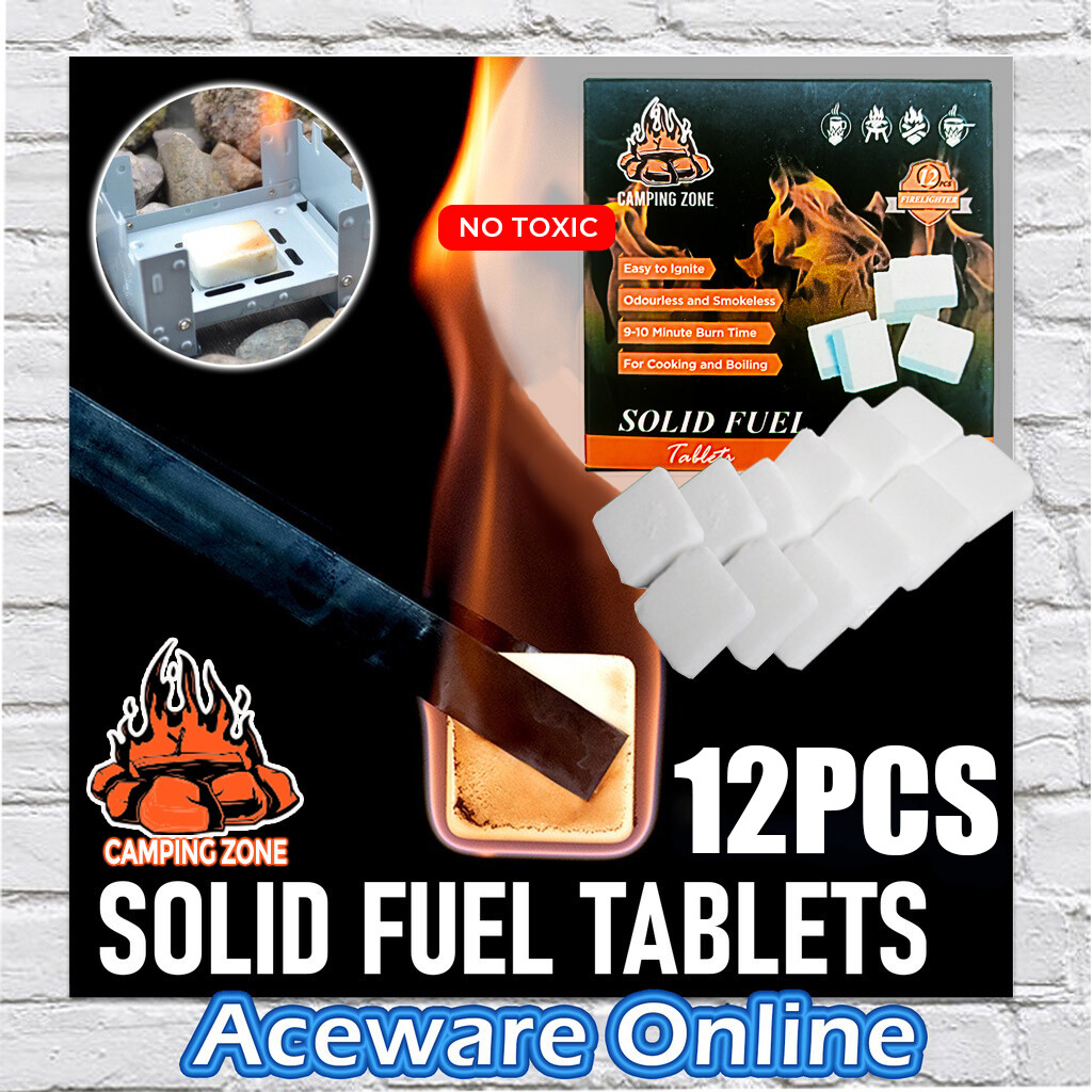 12PCS BAG SOLID FUEL TABLETS Lilin Askar Hexamine Solid Fuel Tablets ...