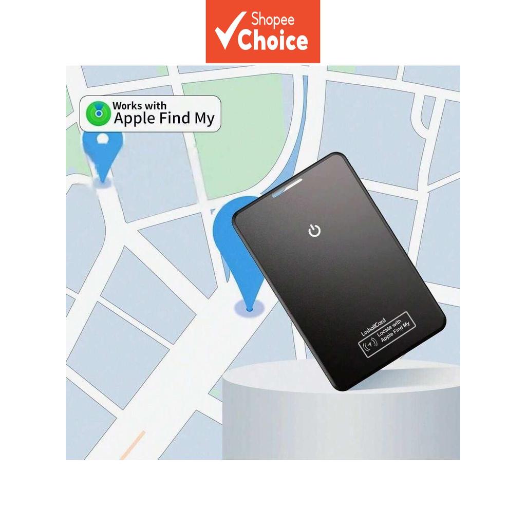Ultra-Thin Smart Wallet Locator Card, GPS Tracker Compatible with Apple ...