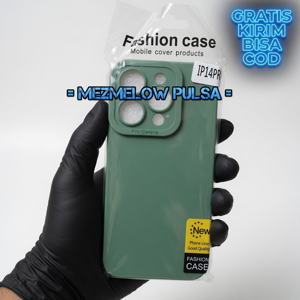 TPU Casing Pelindung Kamera Caseng Silicone Softcase IPHONE 14 BIASA - Gambar 4