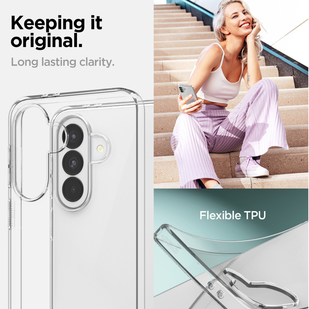 SPIGEN Case for Samsung Galaxy A37 Liquid Crystal Clear Slim Soft Casing - Gambar 3