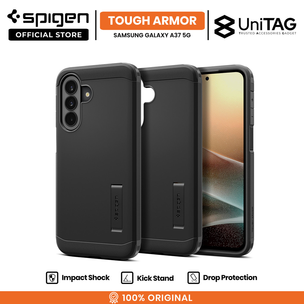 SPIGEN Case for Samsung Galaxy A37 Tough Armor Kickstand Anti Shock Dual Layer Casing
