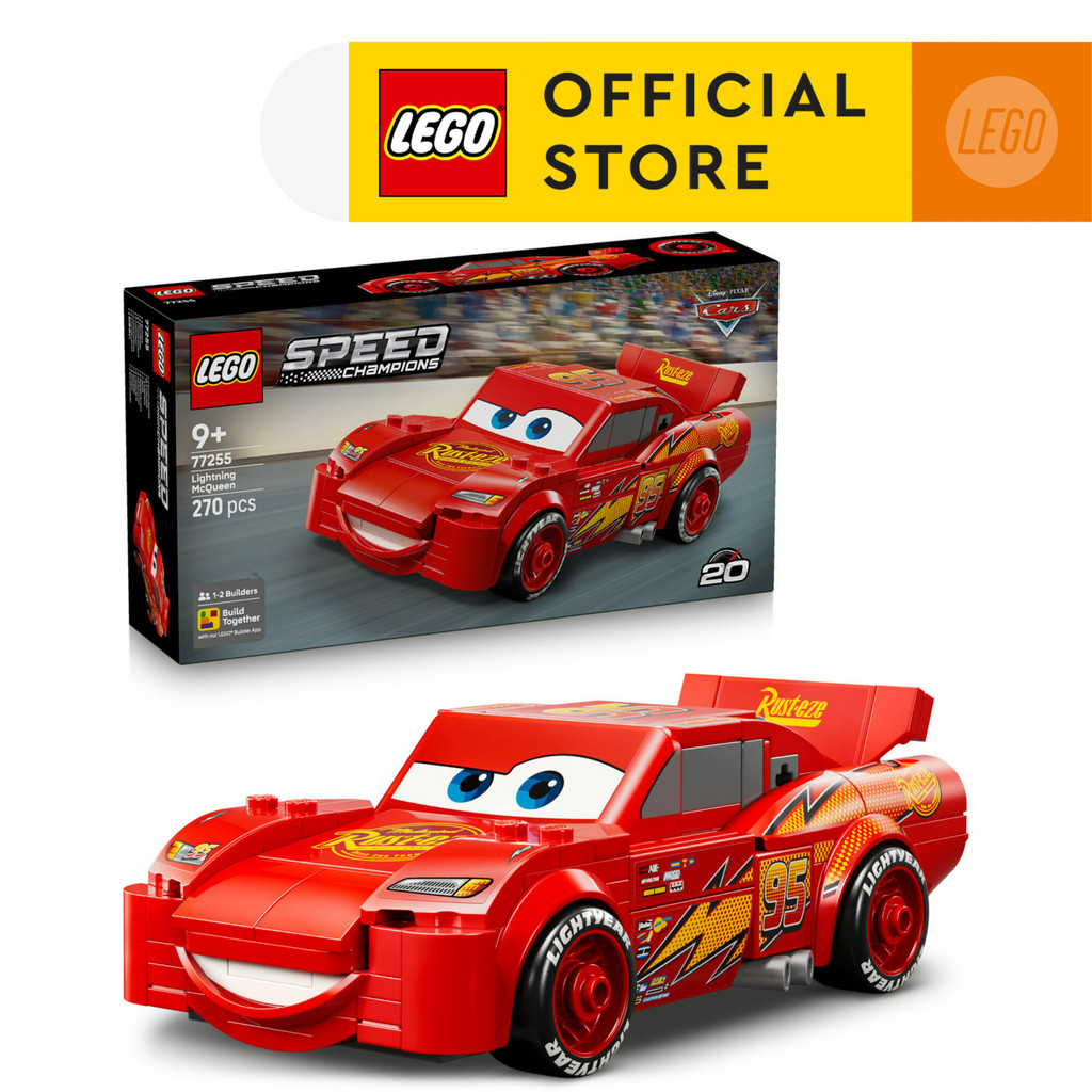 LEGO Speed Champions 77255 Lightning McQueen (270 Pieces), Building Block, Toys, Bricks