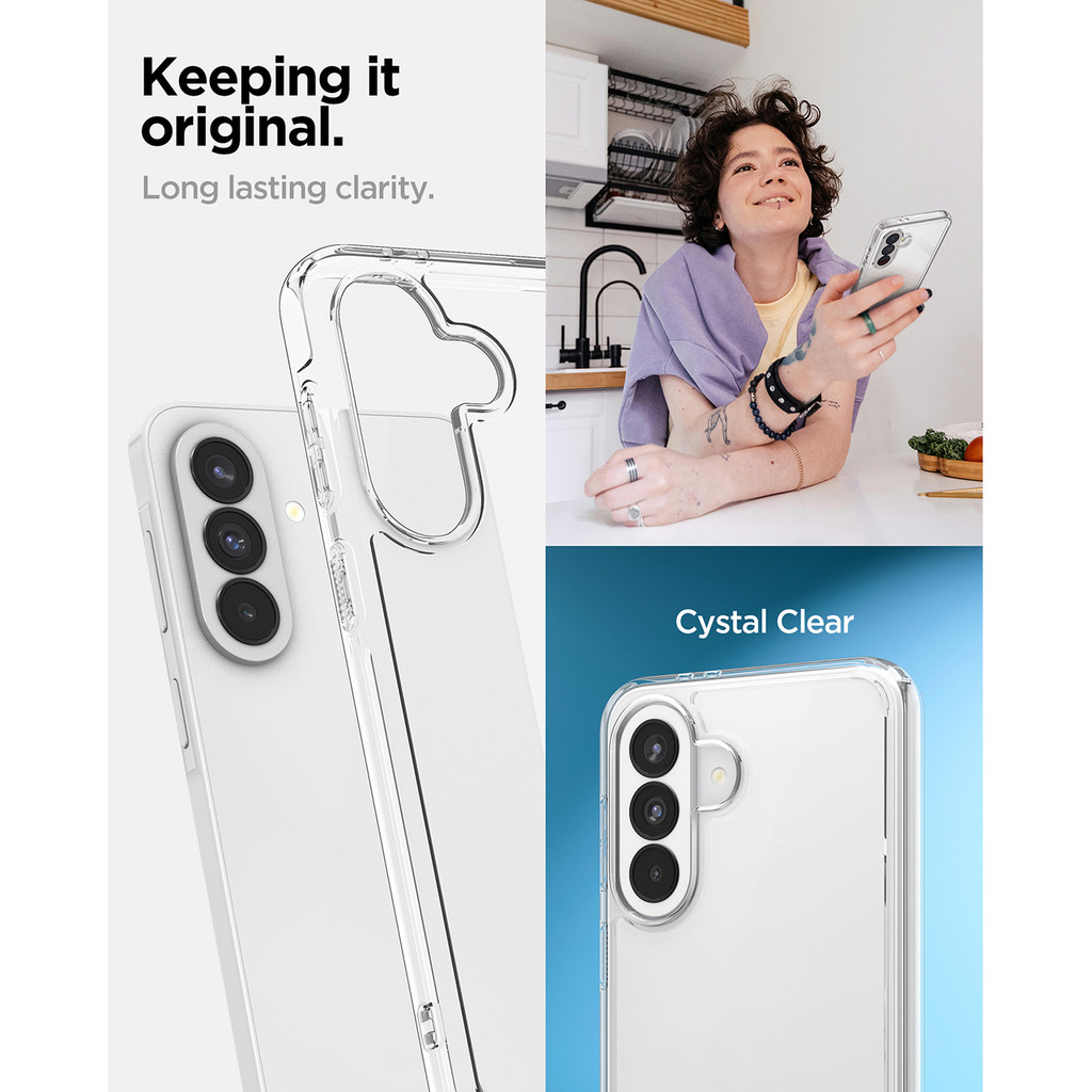 SPIGEN Case for Samsung Galaxy A37 Ultra Hybrid Clear Anti Shock Slim Casing - Gambar 4