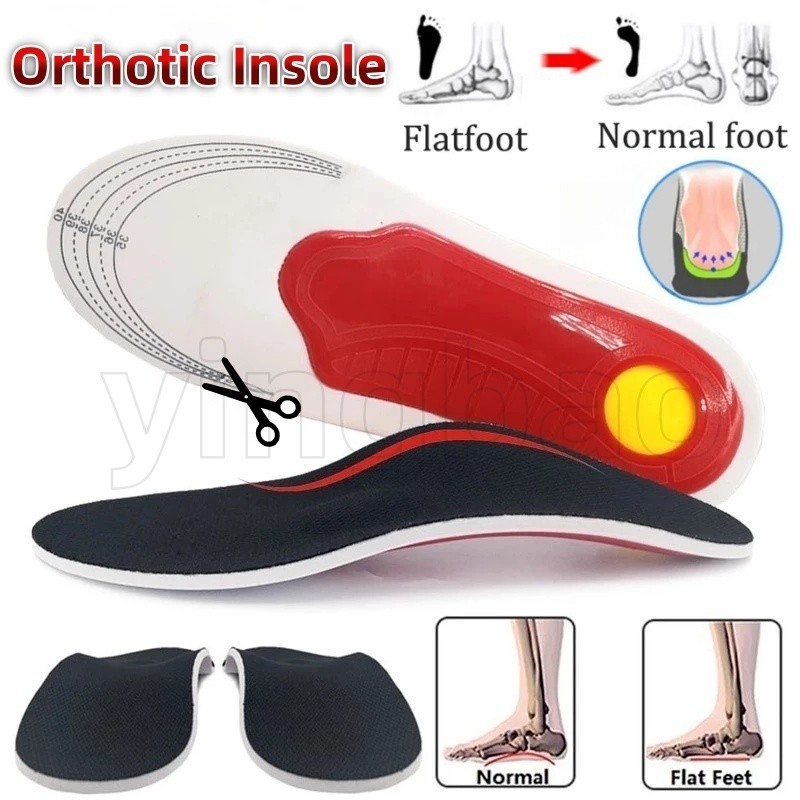 Orthotic Insole High Arch Support Flatfoot Orthopedic Insoles For Feet ...