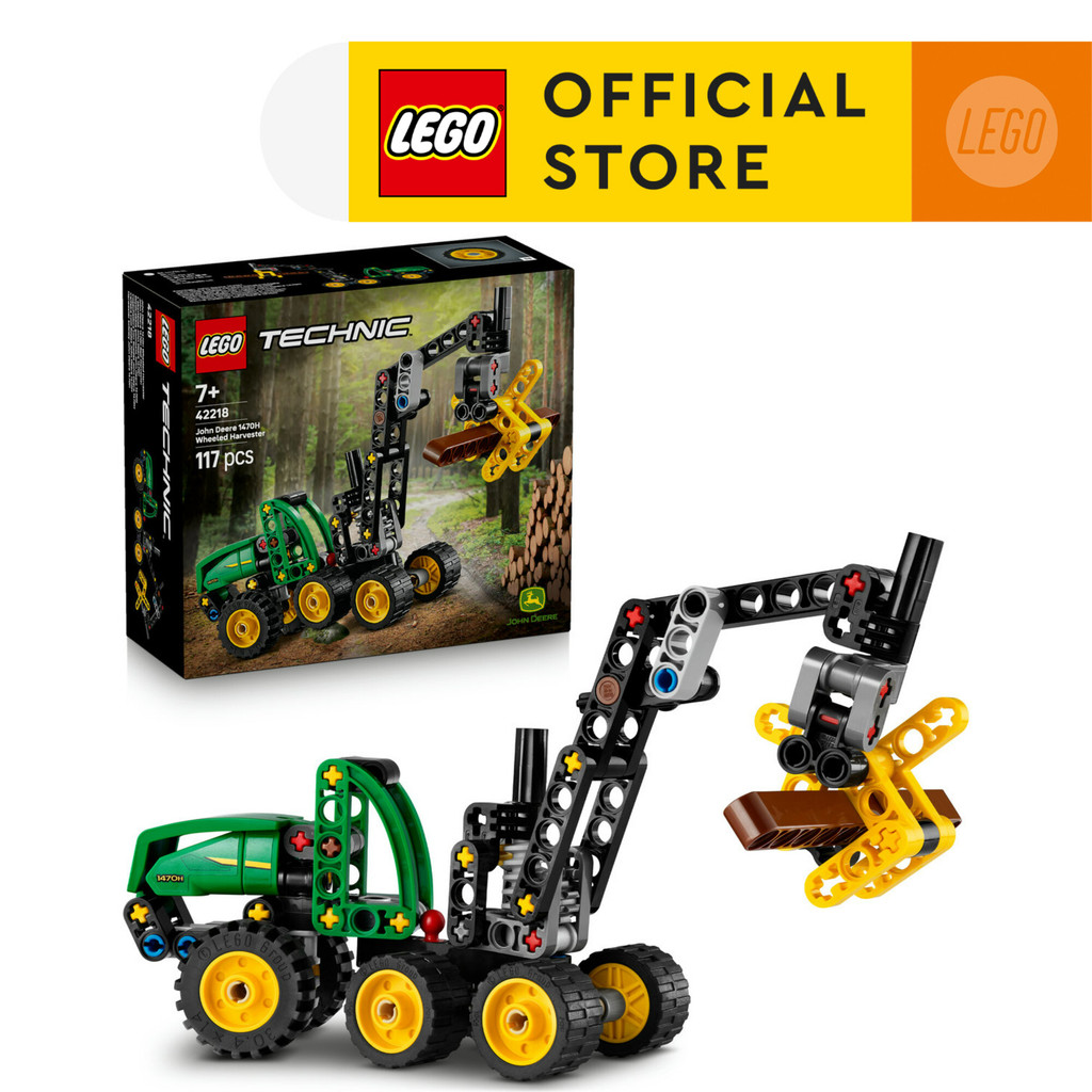 LEGO Technic 42218 John Deere 1470H Wheeled Harvester (117 Pieces), Building Block, Toys, Bricks