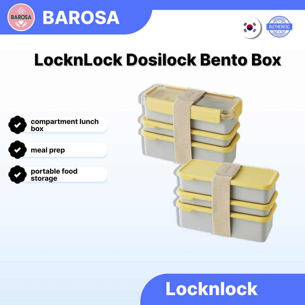 LocknLock Dosilock Professional Pack Lunch Box Bento Lock&Lock | Shopee ...