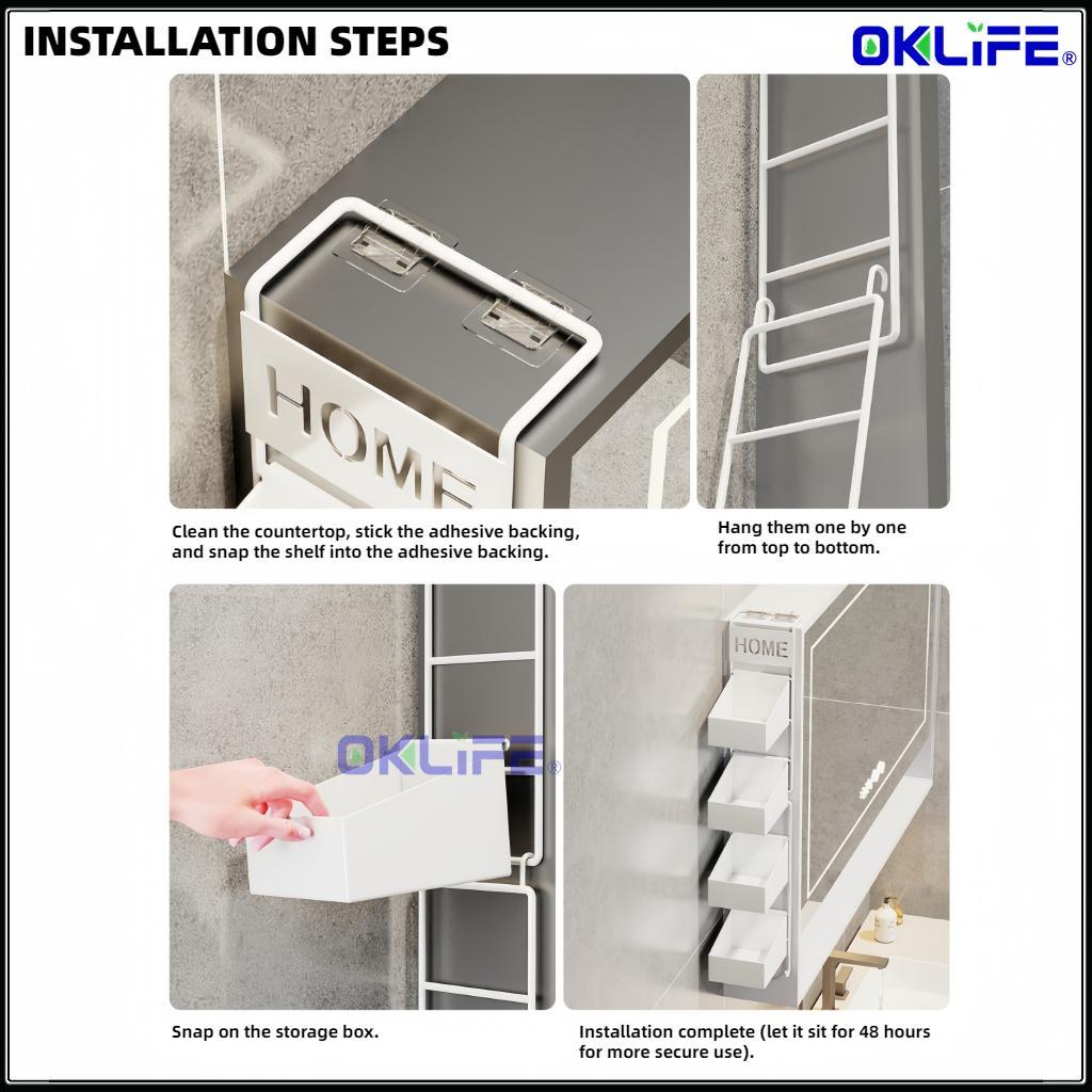 Punch-Free Over-the-Door Heavy-Duty Bathroom Storage Rack view 4