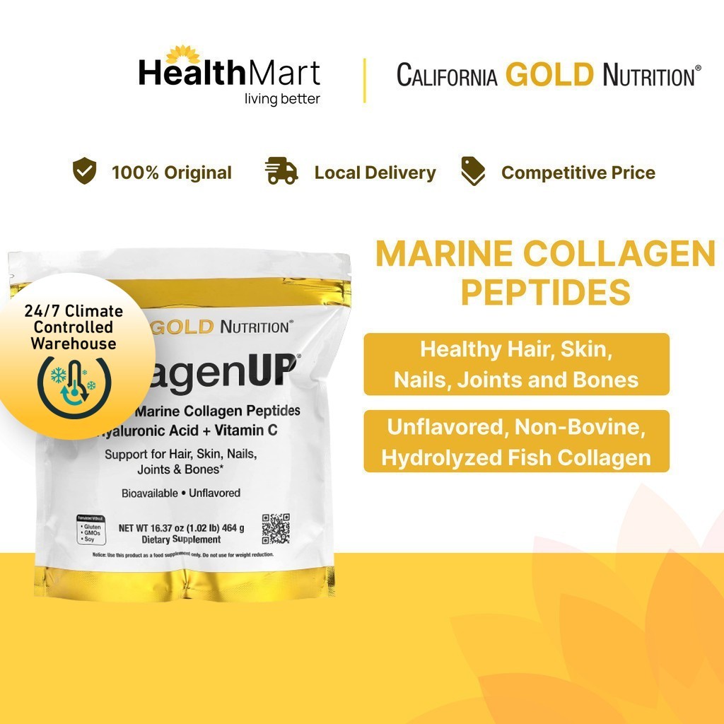 SG] California Gold Nutrition Collagen UP, Marine Collagen