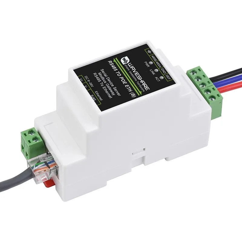 RS485 to RJ45 Ethernet POE TCP/IP to Serial Module Modbus Gateway ...