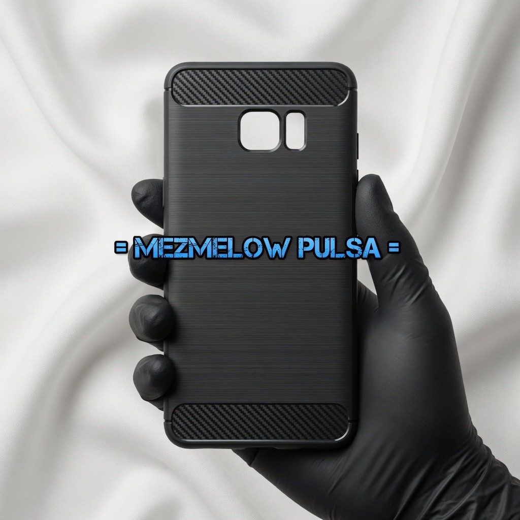 Casing Fiber Carbon Silicone Caseng Case SAMSUNG NOTE FE (FAN EDITION)