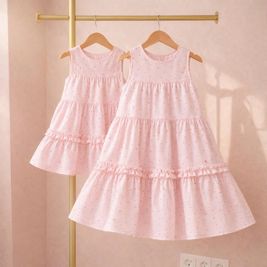 Váy Bé Gái Size Đại 12 Tuổi - Đầm Bé Gái Chất Cotton Thoáng Mát Mùa Hè - Thời Trang Trẻ Em MOONBE - Váy Trẻ Em Họa Tiết