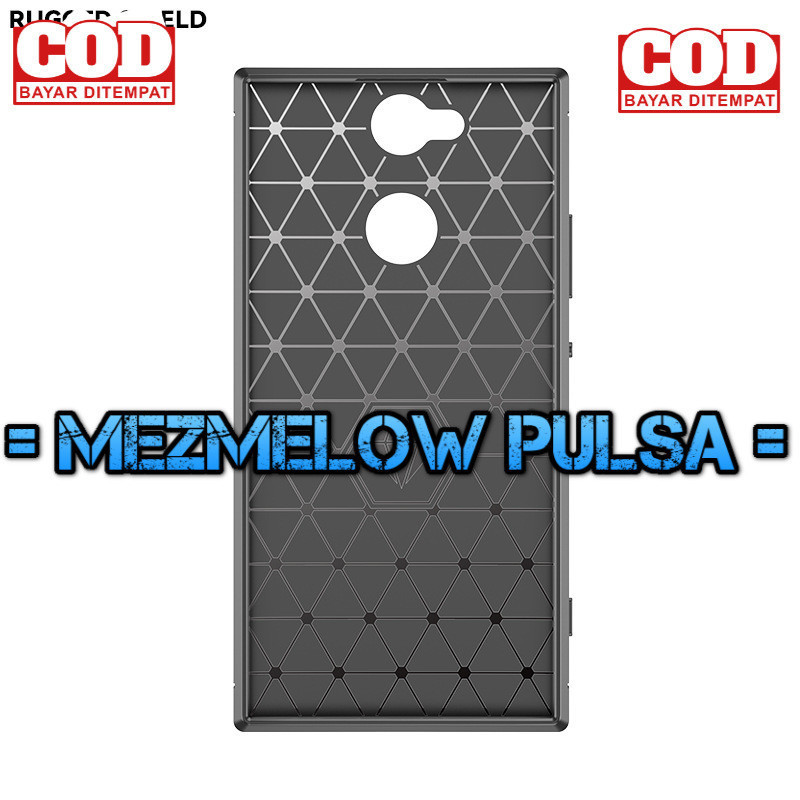 Softcase Fiber Carbon Casing Caseng Case  SONY XPERIA XA2 BIASA - Gambar 4