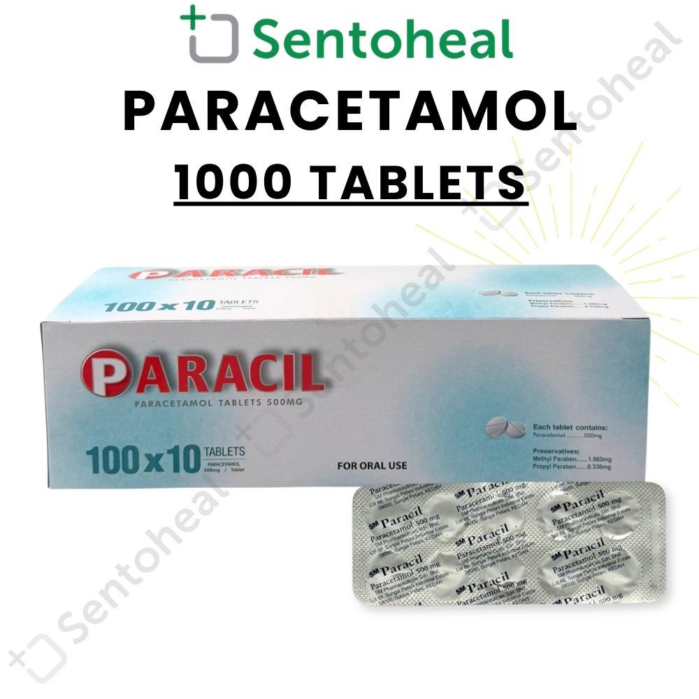 Paracil Paracetamol 500mg (PARACIL) Tablets 1000 Tablets | Shopee Singapore