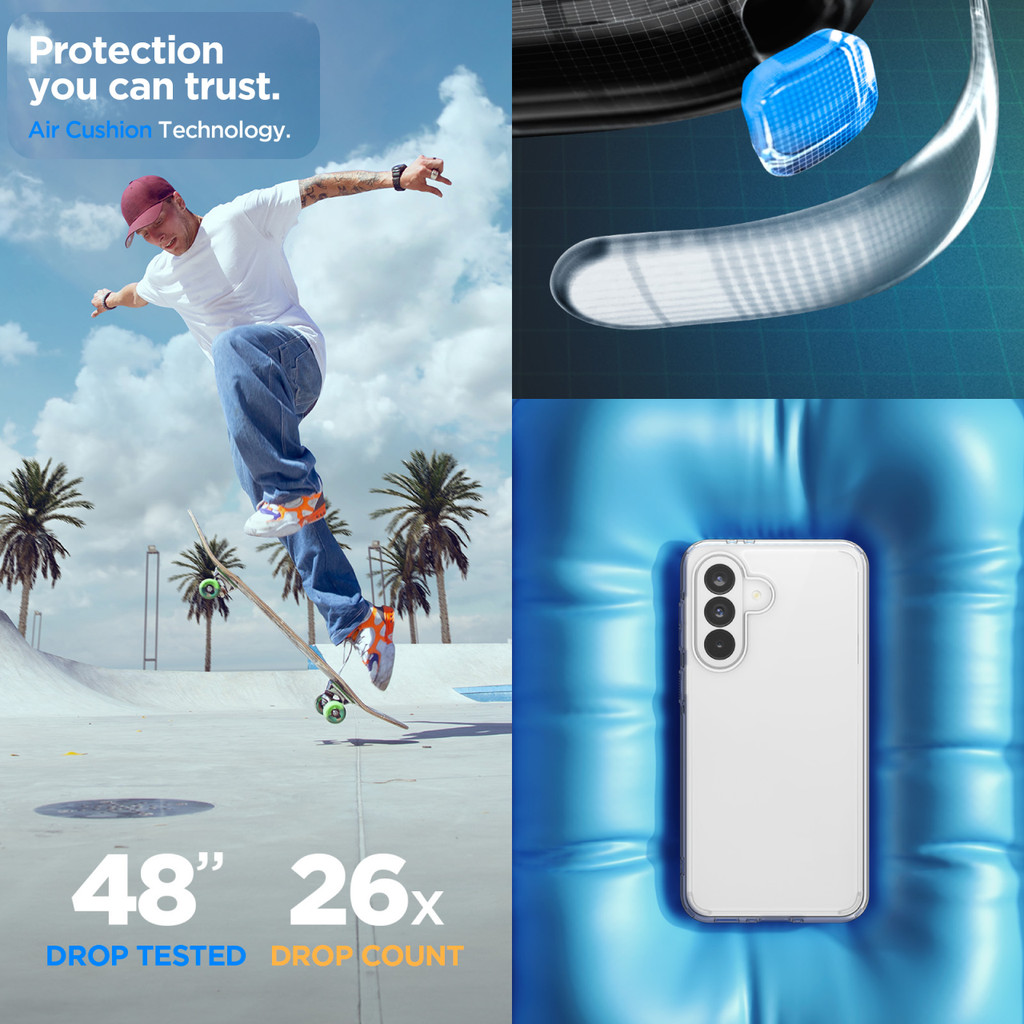 SPIGEN Case for Samsung Galaxy A57 5G Ultra Hybrid Transparant Anti Shock Slim Casing - Gambar 4