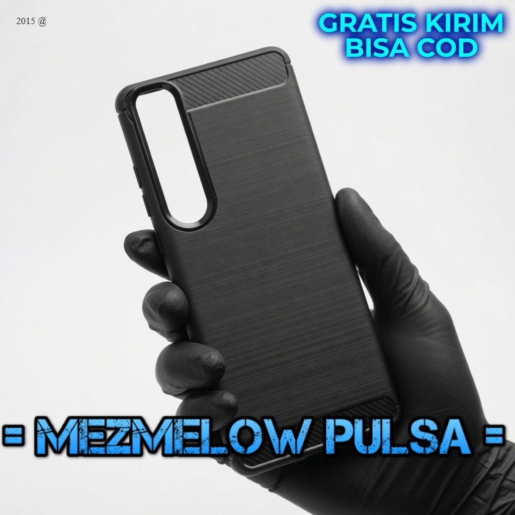 Case Fiber Carbon Casing Caseng Silicone Softcase SONY XPERIA 1 III / XPERIA 1 MARK 3