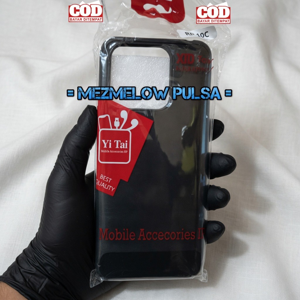 Case Fiber Carbon Softcase Caseng XIAOMI REDMI 10C / XIAOMI POCO C40