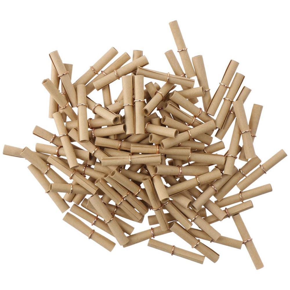 LAYOR1 100pcs Vintage Scrolls, Vintage Paper Mini Scrolls, Lucky Scroll ...