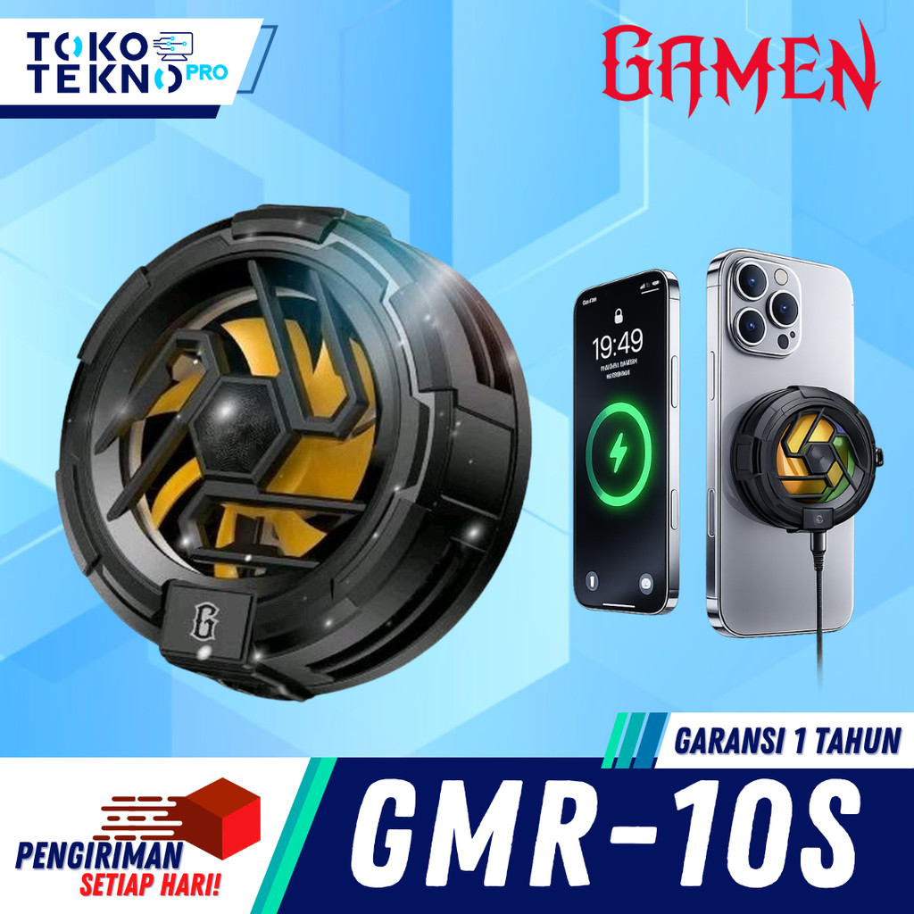 Gamen GMR10S / GMR-10S Phone Cooler Magnetik Semi Conductor Freezing RGB Light
