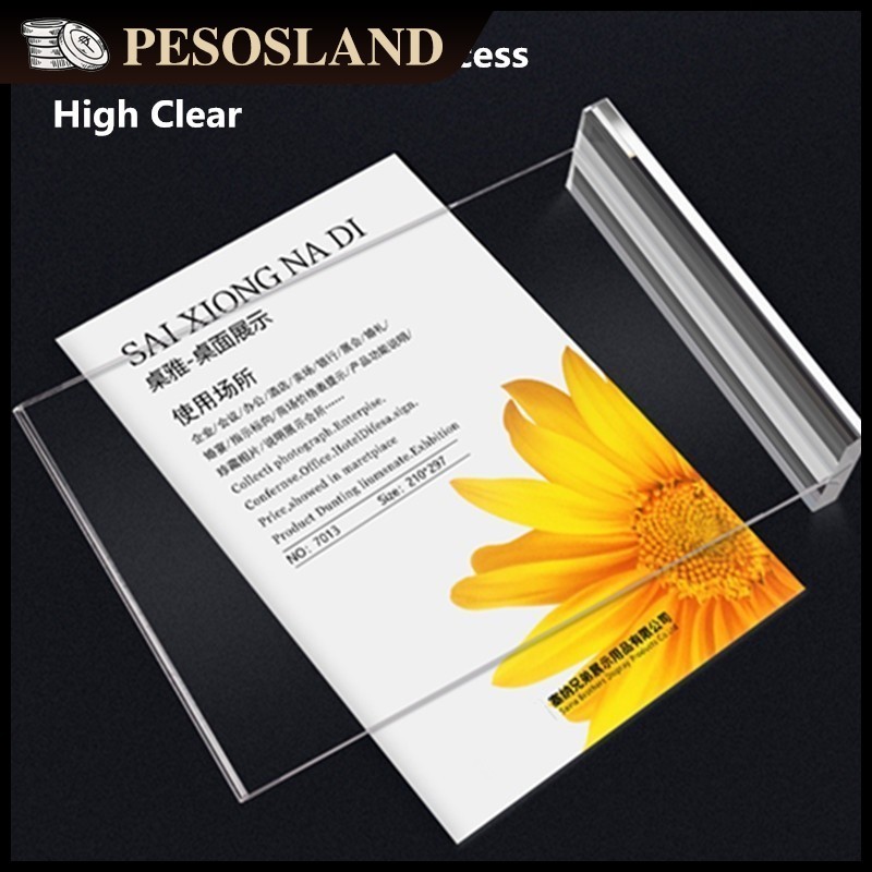 T-type Menu Ad Frame A6 Acrylic Menu Display Stand Desktop Price Tag ...