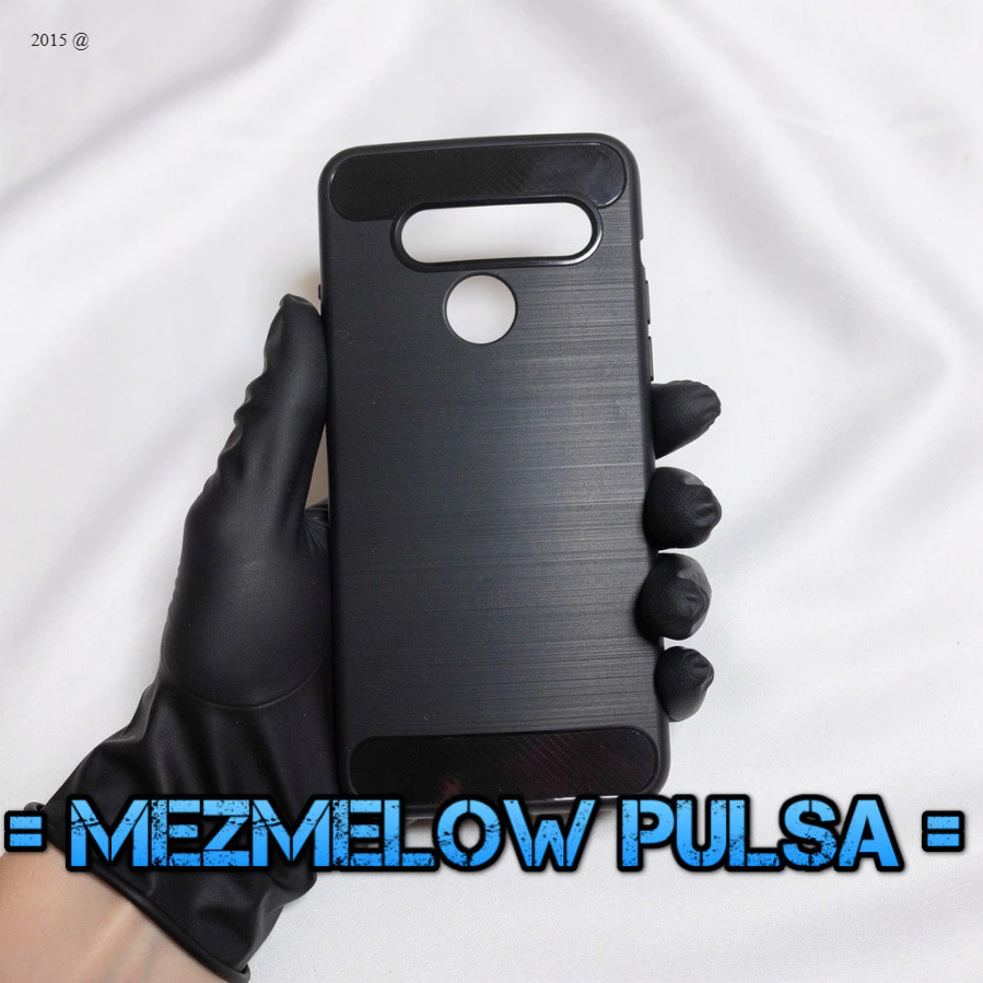 Caseng Fiber Carbon Softcase Caseng Casing LG V50 ThinQ 5G