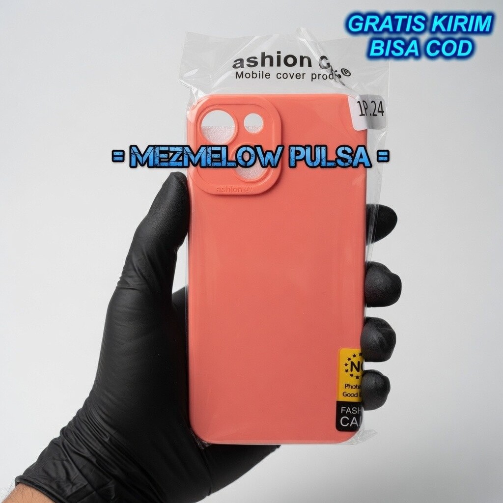 TPU Casing Pelindung Kamera Caseng Silicone Softcase IPHONE 14 BIASA - Gambar 3